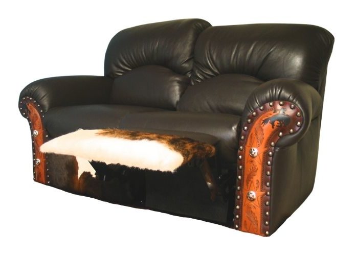 Recliner love seat extended
